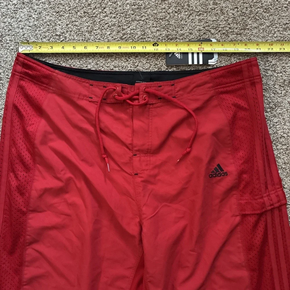 adidas Mens Clima365 Basketball Shorts Red Black Size 2XL XXL NWT